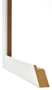 Mura MDF Fotolijst 20x20cm Wit Geveegd Detail Doorsnede | Yourdecoration.nl