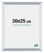 Mura MDF Fotolijst 20x25cm Aluminium Geborsteld Voorzijde Maat | Yourdecoration.nl