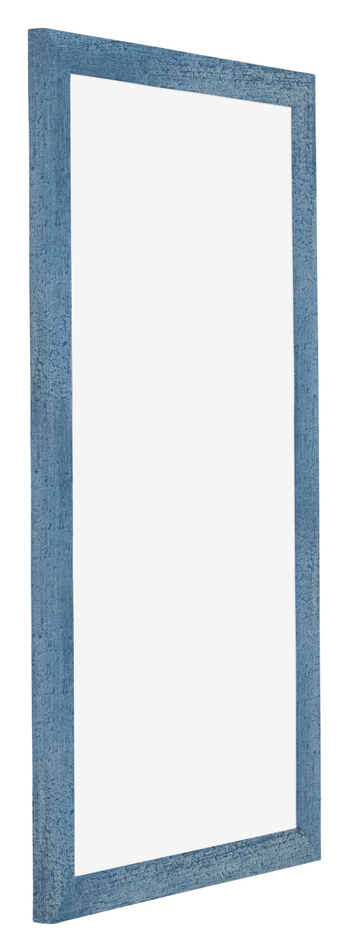 Mura MDF Fotolijst 20x40cm Helder Blauw Geveegd Voorzijde Schuin | Yourdecoration.nl