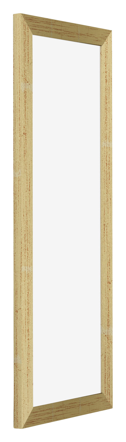 Mura MDF Fotolijst 20x60 Goud Glanzend Voorzijde Schuin | Yourdecoration.nl