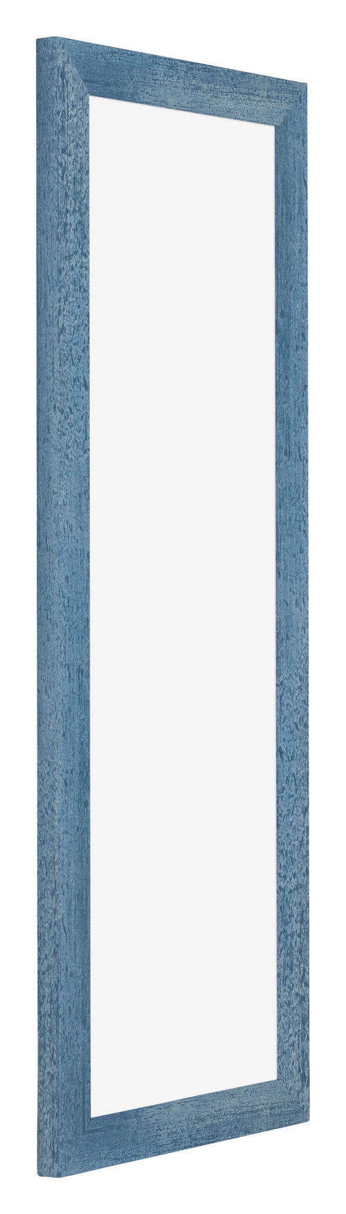 Mura MDF Fotolijst 20x60 Helder Blauw Geveegd Voorzijde Schuin | Yourdecoration.nl