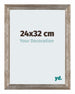 Mura MDF Fotolijst 24x32cm Metaal Vintage Voorzijde Maat | Yourdecoration.nl