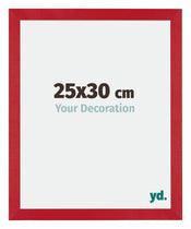 Mura MDF Fotolijst 25x30cm Rood Voorzijde Maat | Yourdecoration.nl