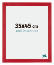 Mura MDF Fotolijst 35x45cm Rood Voorzijde Maat | Yourdecoration.nl