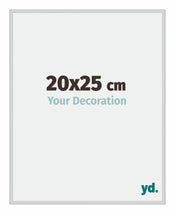 New York Aluminium Fotolijst 20x25cm Zilver Mat Voorzijde Maat | Yourdecoration.nl
