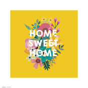 Grupo Erik Loreak Home Sweet Home Kunstdruk 30X30cm | Yourdecoration.nl