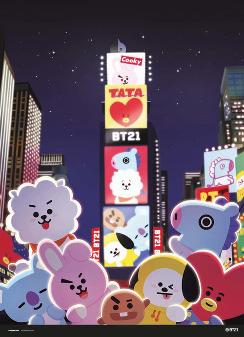 Grupo Erik Bt21 Time Square Kunstdruk 30X40cm | Yourdecoration.nl