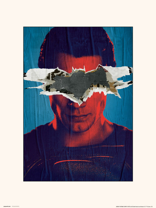 Grupo Erik Dc Batman V Superman Superman Kunstdruk 30X40cm | Yourdecoration.nl