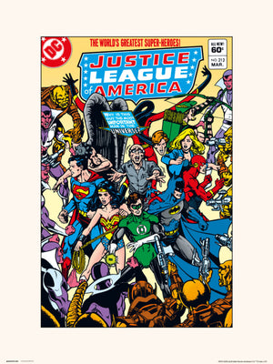 Grupo Erik Dc Comics Justice Leage Of America 212 Kunstdruk 30X40cm | Yourdecoration.nl