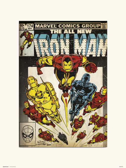 Grupo Erik Marvel Iron Man 174 Kunstdruk 30X40cm | Yourdecoration.nl