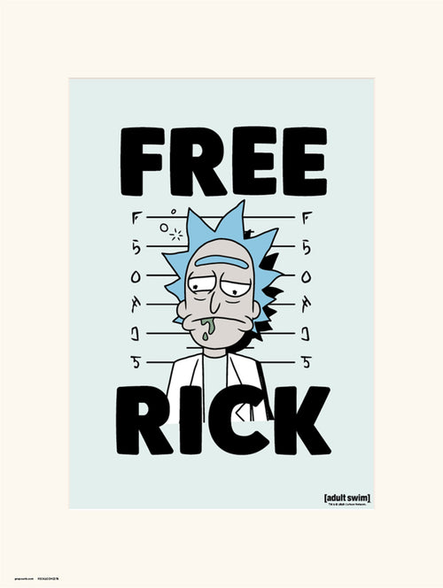 Grupo Erik Rick And Morty Free Rick Kunstdruk 30X40cm | Yourdecoration.nl