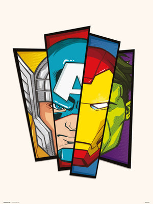 Grupo Erik Marvel Avengers Kunstdruk 30X40cm | Yourdecoration.nl