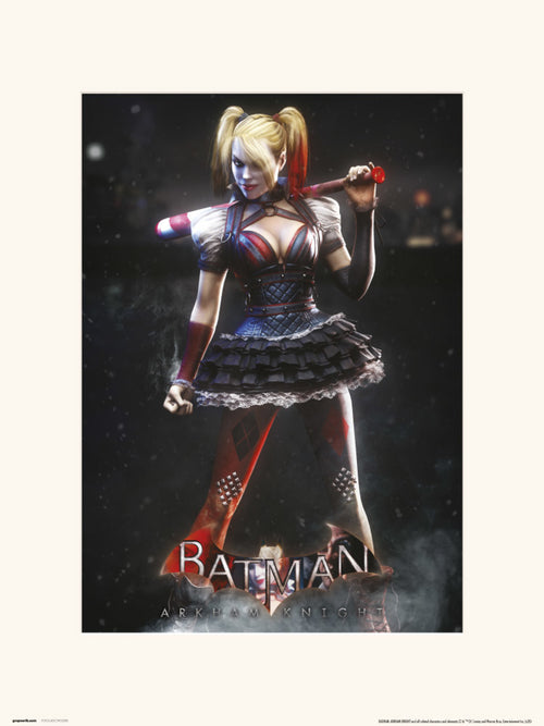 Grupo Erik Dc Comics Batman Arkham Knight Harley Quinn Kunstdruk 30X40cm | Yourdecoration.nl