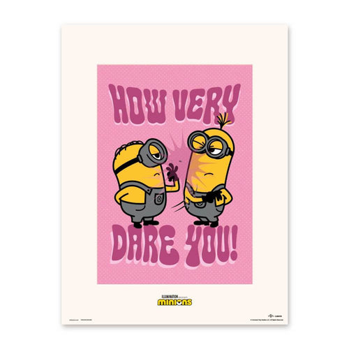 Grupo Erik P30X40cm0445 Print 30X40 cm Minions How Very Dare You | Yourdecoration.com