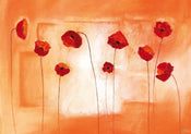 PGM HNE 05 Erika Heinemann Poppy Meeting Kunstdruk 100x70cm | Yourdecoration.nl