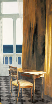 PGM HVG 04 Henning von Gierke Interieur mit Sonne und Meer II Kunstdruk 50x100cm | Yourdecoration.nl