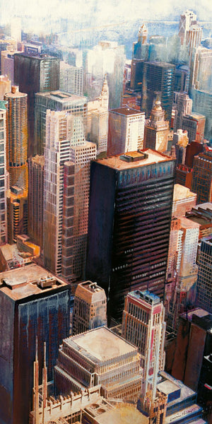 PGM WUR 02 Wulf Reinshagen Chicago II Kunstdruk 50x100cm | Yourdecoration.nl