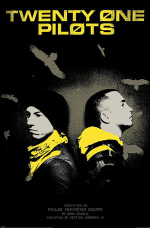 Poster 21 Pilots Trench Vultures 61x91 5cm PP2403419 | Yourdecoration.nl