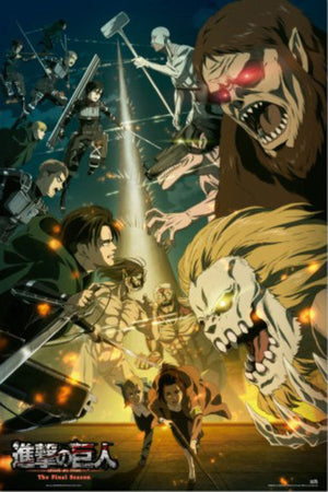 Poster Attack On Titan Paradis Vs Marley 61x91 5cm Grupo Erik GPE5832 | Yourdecoration.nl