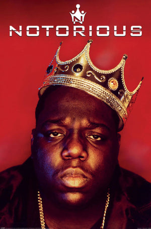 Poster Biggie Notorious Crown 61x91 5cm PP2403308 | Yourdecoration.nl