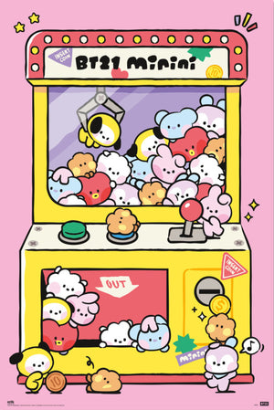 Poster Bt21 Arcade Machine 61x91.5cm Grupo Erik GPE5795 | Yourdecoration.nl