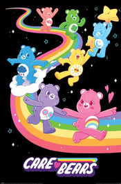 Poster Care Bears We Love Rainbows 61x91 5cm PP2400009 | Yourdecoration.nl