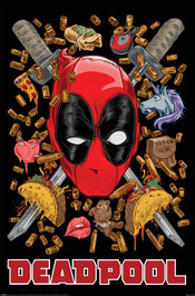 Poster Deadpool Chimichanga 61x91 5cm PP2402114 | Yourdecoration.nl