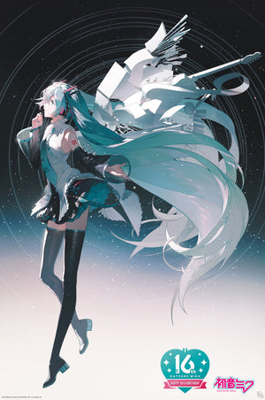 Poster Hatsune Miku Happy 16Th Birthday Miku 61x91 5cm Abystyle GBYDCO491 | Yourdecoration.nl