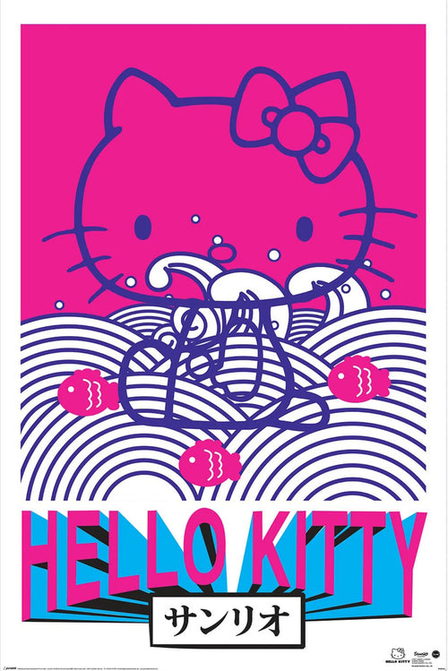 Poster Hello Kitty Tokyo Rebel 61x91 5cm PP2401867 | Yourdecoration.nl