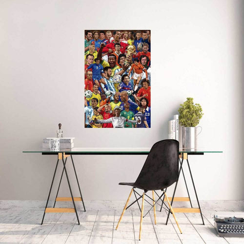 Poster Legendary Footballers 61x91 5cm Grupo Erik GPE5817 Sfeer | Yourdecoration.nl