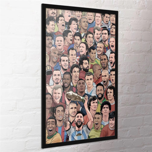 Poster Legends Footballs Greatest 61x91 5cm PP2400012 Sfeer | Yourdecoration.nl
