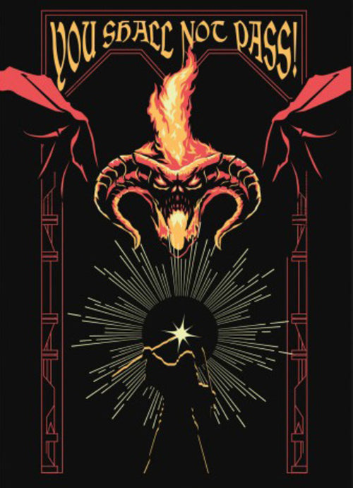 Poster Lord Of The Rings Balrog Glow In The Dark 61x91 5cm Grupo Erik GPEPR011 Glow In The Dark | Yourdecoration.nl