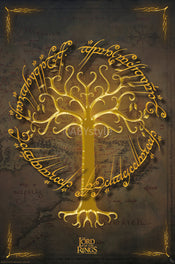 Poster Lord Of The Rings White Tree 61x91 5cm Abystyle GBYDCO655 | Yourdecoration.nl