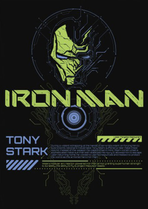 Poster Marvel Iron Man Glow In The Dark 61x91 5cm Grupo Erik GPEPR007 | Yourdecoration.nl