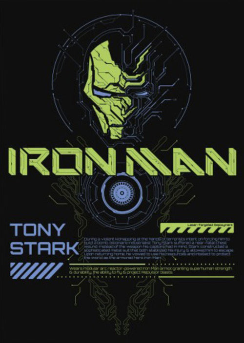 Poster Marvel Iron Man Glow In The Dark 61x91 5cm Grupo Erik GPEPR007 Glow In The Dark | Yourdecoration.nl