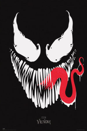 Poster Marvel Venom Black Face 61x91 5cm Grupo Erik GPE5884 | Yourdecoration.nl