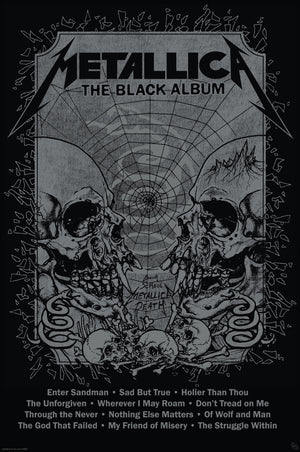 Poster Metallica Black Album 61x91 5cm Abystyle GBYDCO433 | Yourdecoration.nl