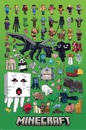 Poster Minecraft Character Montage 61x91 5cm PP2402264 | Yourdecoration.nl