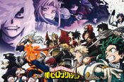 Poster My Hero Academia Heroes Vs Vilains 91 5x61cm Abystyle GBYDCO616 | Yourdecoration.nl