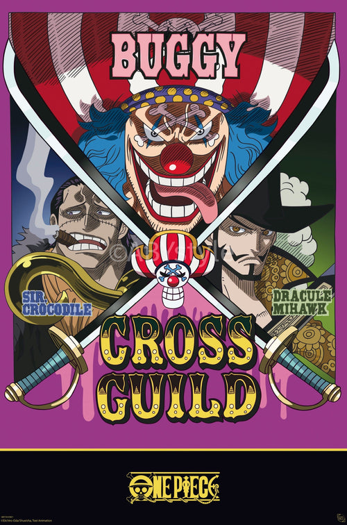 Poster One Piece Cross Guild 61x91 5cm Abystyle GBYDCO621 | Yourdecoration.nl