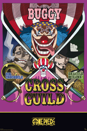 Poster One Piece Cross Guild 61x91 5cm Abystyle GBYDCO621 | Yourdecoration.nl