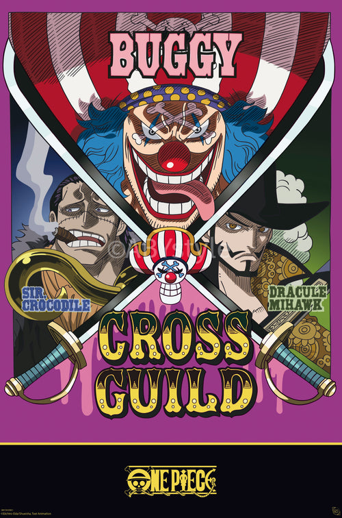 Poster One Piece Cross Guild 61x91 5cm Abystyle GBYDCO621 | Yourdecoration.nl