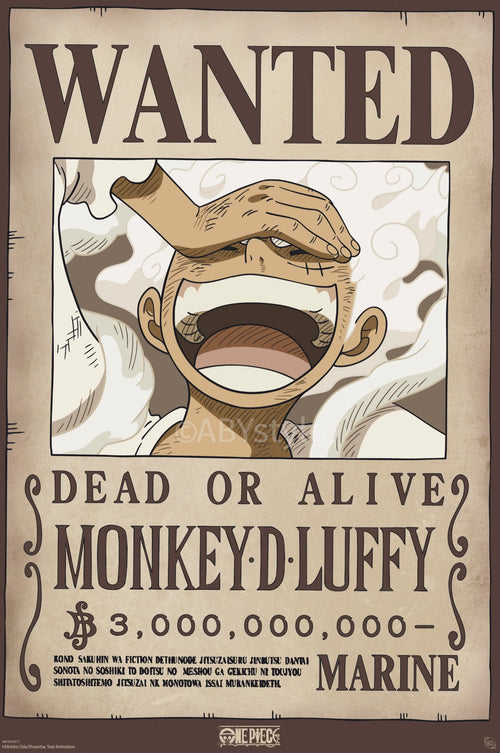 Poster One Piece Wanted Luffy Wano 61x91 5cm Abystyle GBYDCO617 | Yourdecoration.nl