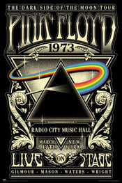 Poster Pink Floyd The Dark Side Of The Moon Tour 1973 61x91 5cm Grupo Erik GPE5909 | Yourdecoration.nl