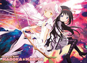 Poster Puella Magi Madoka Magica Goddes Madoka And Homura 52x38cm Abystyle GBYDCO337 | Yourdecoration.nl