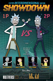 Poster Rick And Morty Showdown 61x91 5cm PP35425 | Yourdecoration.nl