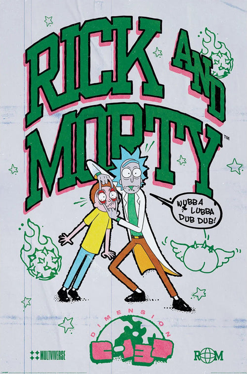 Poster Rick and Morty Bodega Universe 61x91 5cm PP2401358 | Yourdecoration.nl