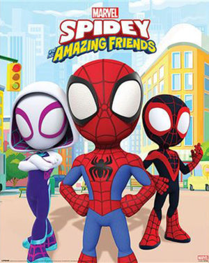 Poster Spidey And his Amazing Friends Power Of 3 40x50cm Pyramid MPP50802 | Yourdecoration.nl