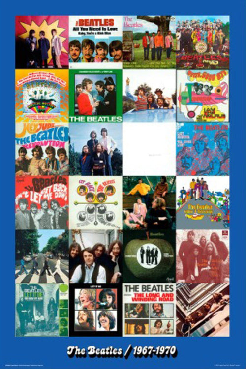 Poster The Beatles Era 1967 1970 61x91.5cm Grupo Erik GPE5854 | Yourdecoration.nl