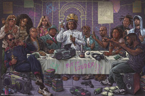 Poster-The-Last-Supper-Of-Hip-Hop-91-5x61cm-Grupo-Erik-GPE5911 | Yourdecoration.nl